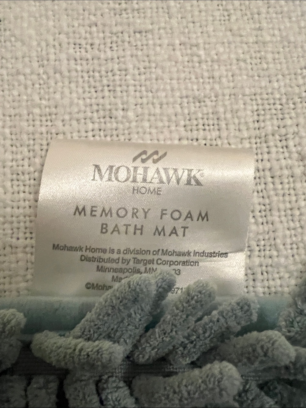Mohawk Memory Foam Plush Bath Mat in Sage Green 20x34 NWOT - Picture 2 of 6